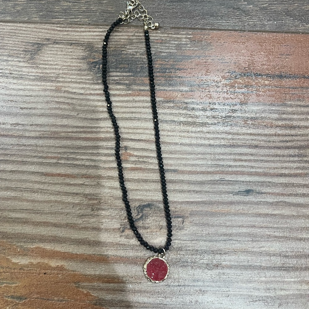 Red and Black Necklace